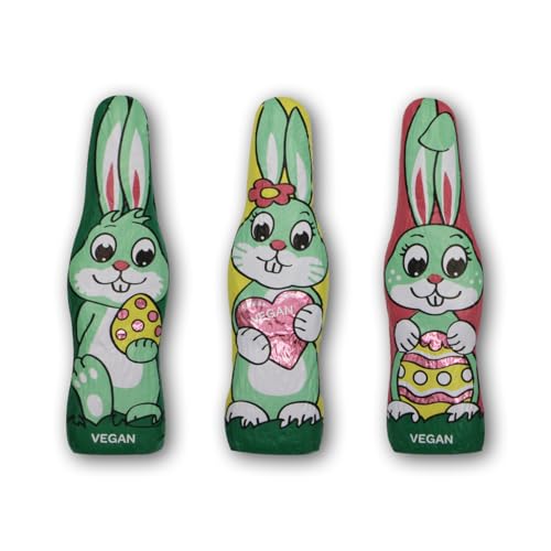 Storz Vegane Osterhasen 40 x 12,5g, Fairtrade-Kakao, Schokoladenkuvertüre mit Hirse und Haselnüssen Storz Vegane Osterhasen 40 x 12,5g, Fairtrade-Kakao, Schokoladenkuvertüre mit Hirse und Haselnüssen von Storz