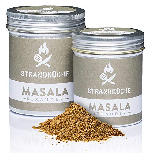 Strandküche Strandby Masala 70 g I Indische Gewürzmischung Bio Masala Pulver mit Koriander Kümmel Pfeffer Nelken Zimt Kardamom Zitrone Lorbeer I Asiatische Gewürze für Geflügel Wok-Gerichte Reis Strandküche Strandby Masala 70 g I Indische Gewürzmischung Bio Masala Pulver mit Koriander Kümmel Pfeffer Nelken Zimt Kardamom Zitrone Lorbeer I Asiatische Gewürze für Geflügel Wok-Gerichte Reis von Strandküche