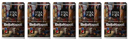 Bella Napoli Farina di Grano Tenero 00 con lievito madre -Weichweizenmehl Typ 00 mit Mutterhefe- Strapizza 5x1 kg von Strapizza