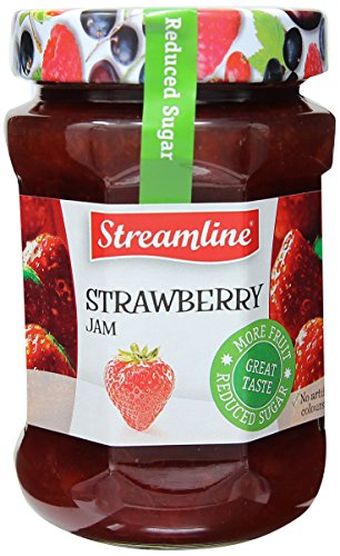 Straffen Reduzierten Zucker Erdbeermarmelade 340G von Streamline