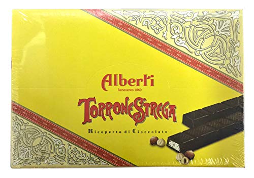 Nougat Hexenschwanz 40g x 25 Stück Made in Italy Hexennugat mit 65% dunkler Schokolade überzogen - Geschenkidee oder zum Teilen mit Familie, Freunden und geliebten Menschen Nougat Hexenschwanz 40g x 25 Stück Made in Italy Hexennugat mit 65% dunkler Schokolade überzogen - Geschenkidee oder zum Teilen mit Familie, Freunden und geliebten Menschen von Strega