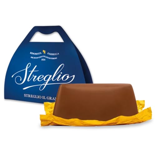Streglio | Gianduiotto Grande Haselnüsse und Kakao - 1 x 500 g | Innentasche Giandujotto Piemont Traditionelle Schokolade Milch und Haselnüsse Streglio | Gianduiotto Grande Haselnüsse und Kakao - 1 x 500 g | Innentasche Giandujotto Piemont Traditionelle Schokolade Milch und Haselnüsse von Streglio