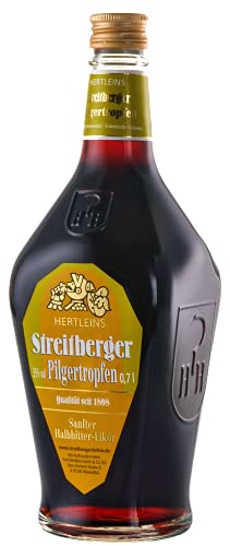 Streitberger Pilgertropfen | Sanfter Halbbiter-Likör | 0,7l. Flasche von Streitberger