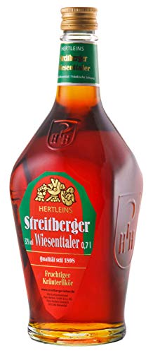 Streitberger Wiesenttaler | Fruchtiger Kräuterlikör aus der fränkischen Schweiz | 0,7l. Flasche von Streitberger