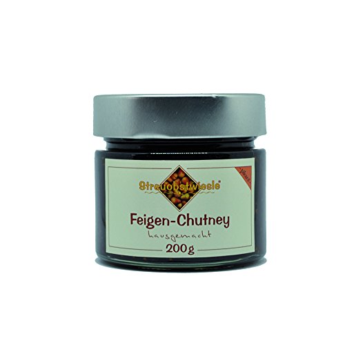 Streuobstwiesle Feigen Chutney - 200 g - Herzhafte, aromatische Sauce zum Grillen, zum Fondue, zum Raclette, zum Kase, zum Reis... von Streuobstwiesle