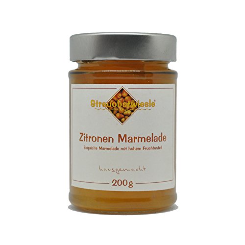 Streuobstwiesle Zitronen Marmelade - 220 g Exquisite Zitronen Marmelade mit hohem Fruchtanteil von Streuobstwiesle