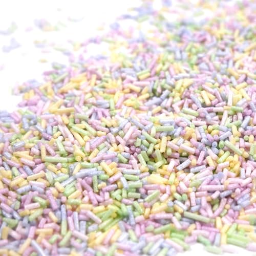 Streuselheld Jimmie`s Pastell 40g Streusel zum Dekorieren und Verzieren von Gebäck aller Art wie Torten Kuchen Keksen Zuckerstreusel von Streuselheld