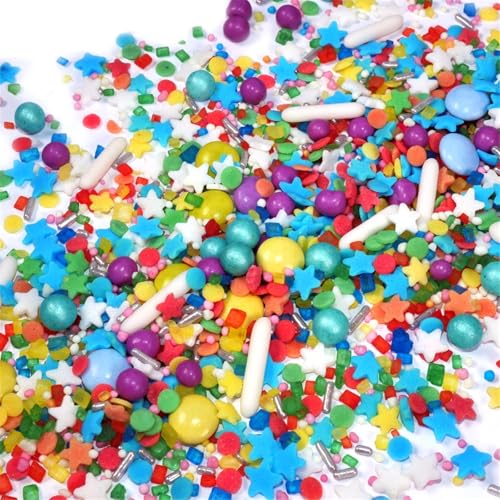 Streuselheld Party Mix 40g Streusel zum Dekorieren und Verzieren von Gebäck aller Art wie Torten Kuchen Keksen Zuckerstreusel Streuselheld Party Mix 40g Streusel zum Dekorieren und Verzieren von Gebäck aller Art wie Torten Kuchen Keksen Zuckerstreusel von Streuselheld