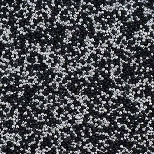 Streuselheld Schwarz Silber 40g Streusel zum Dekorieren und Verzieren von Gebäck aller Art wie Torten Kuchen Keksen Zuckerstreusel Streuselheld Schwarz Silber 40g Streusel zum Dekorieren und Verzieren von Gebäck aller Art wie Torten Kuchen Keksen Zuckerstreusel von Streuselheld