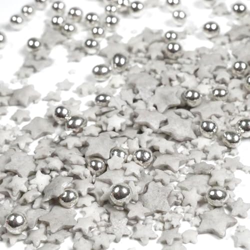 Streuselheld Silver Night 40g Streusel zum Dekorieren und Verzieren von Gebäck aller Art wie Torten Kuchen Keksen Zuckerstreusel Streuselheld Silver Night 40g Streusel zum Dekorieren und Verzieren von Gebäck aller Art wie Torten Kuchen Keksen Zuckerstreusel von Streuselheld