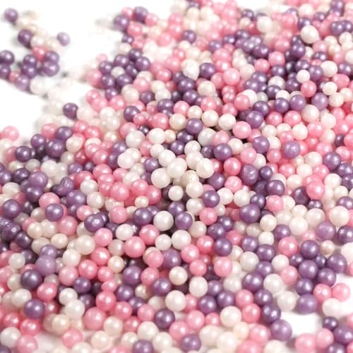 Streuselheld Zuckerperlen Prinzessin 40g Streusel zum Dekorieren und Verzieren von Gebäck aller Art wie Torten Kuchen Keksen Zuckerstreusel von Streuselheld