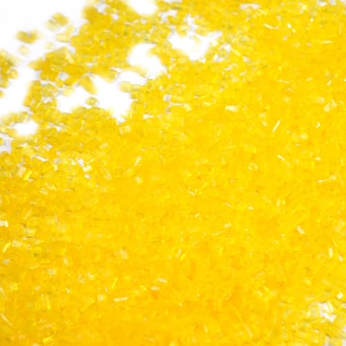 Streuselheld Kristallgelb 80g Streusel zum Dekorieren und Verzieren von Gebäck aller Art wie Torten Kuchen Keksen Zuckerstreusel von Streuselheld