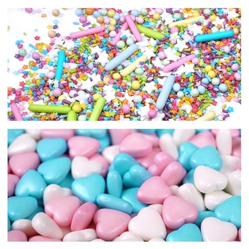Streuselheld Set Candy Love 80g - Kreatives Sprinklesset für frische Backkreationen & süße Leckereien an warmen Tagen von Streuselheld