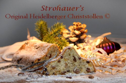 Strohauer's Original Heidelberger Christstollen© 1500g 20046 GK von Strohauer`s Backstube