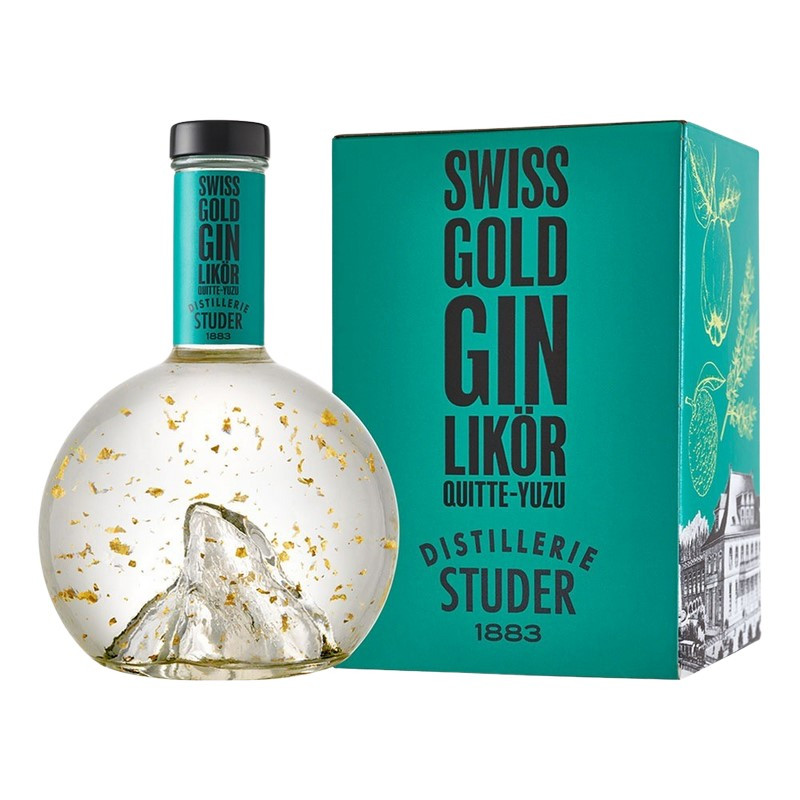 Studer Swiss Gold Gin Likör Quitte-Yuzu 0,7 L 35% vol Studer Swiss Gold Gin Likör Quitte-Yuzu 0,7 L 35% vol von Studer