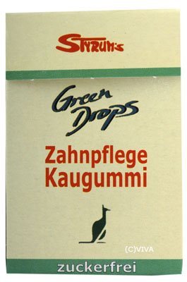 Styrums Green Drops, Zahnpflege Kaugummi, 2x33g von Styrums