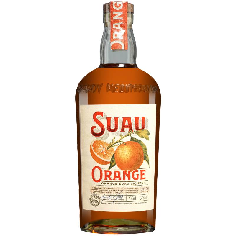 Brandy Solera Liqueur Suau Orange - 0,7 L.  0.7L 37% Vol. Brandy aus Spanien von Suau