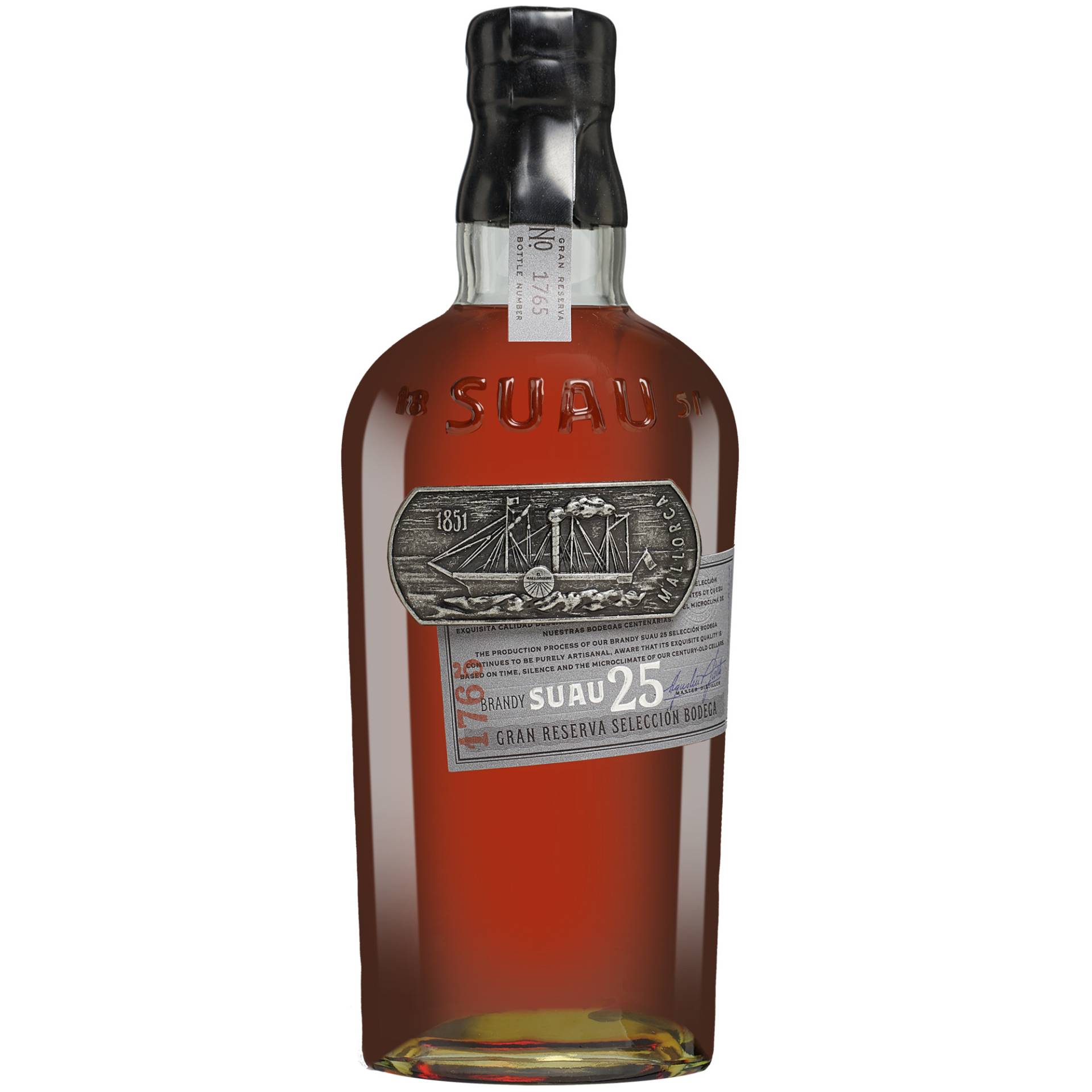 Brandy Suau »25 Años« Solera Gran Reserva - 0,7 L.  0.7L 37% Vol. Brandy aus Spanien von Suau