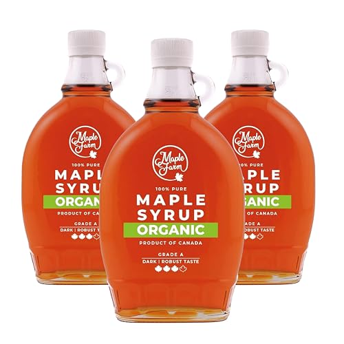 MAPLE MOON AHORNSIRUP 3x 250ml Meplat-Glasflasche | pure canadian maple syrop grade A | dunkel | kräftig | aus dem reinen Ahornsaft von robusten kanadischen Ahornbäumen MAPLE MOON AHORNSIRUP 3x 250ml Meplat-Glasflasche | pure canadian maple syrop grade A | dunkel | kräftig | aus dem reinen Ahornsaft von robusten kanadischen Ahornbäumen von Sucelos