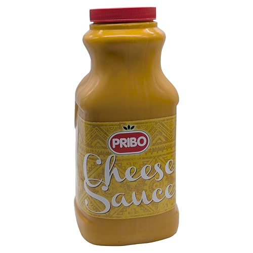 PRIBO CHEESE-SAUCE KÄSE-SOßE 2400ml | Tex-Mex Sauce | handliche Plastikflasche | einfache Dosierung und Lagerung | als Topping für Nachos Sandwiches Wraps Pasta von Sucelos