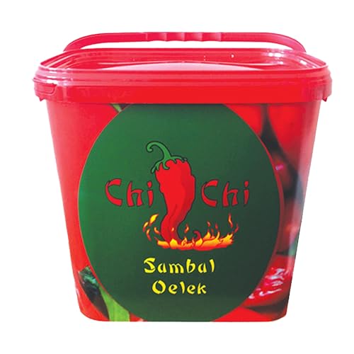 CHI-CHI SAMBAL OELEK 10KG EIMER | Chili Paste | Würzpaste feurig | scharf | hot | aus roten Pfefferschoten - Pfefferonen | für asiatische Fleisch-und Geflügelgerichte von Sucelos