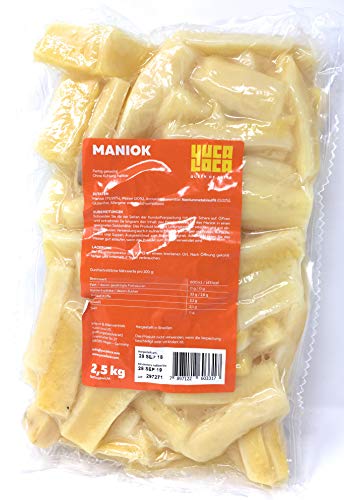 YUCA LOCA MANIOK FRITTEN POMMES OHNE KÜHLUNG 2,5 KG YUCA LOCA MANIOK FRITTEN POMMES OHNE KÜHLUNG 2,5 KG von Sucos do Brasil