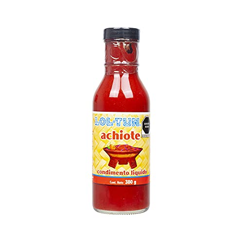 LOL-TUN Flüssiges Annatto-Gewürz - Achiote Condimento Liquido, 380g von Sucos