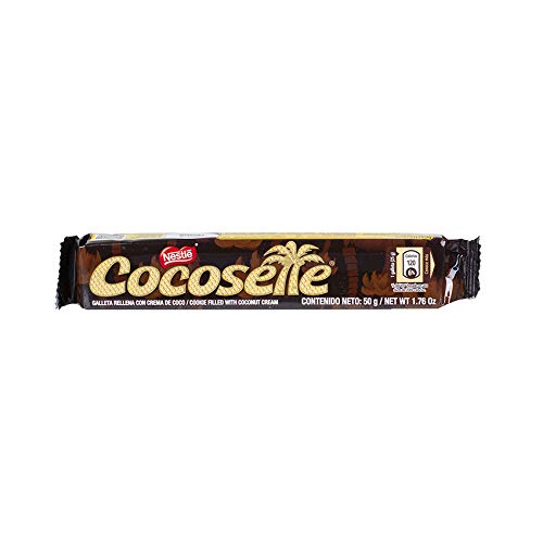 NESTLE Cocosette - Waffelkekse mit Kokoscreme - Galletas Rellenas con Crema de Coco, 50g von Sucos