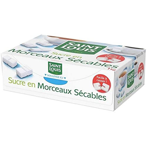 Saint Louis Sucre En Morceaux Sécables 1kg (lot de 3) von Sucres Saint Louis