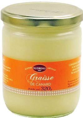 Graisse de Canard, Entenschmalz aus Frankreich, französisches Entenfett ohne Salz, 320g von Sudreau