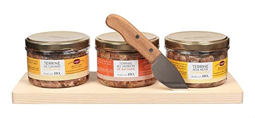 Terrinen und Pasteten – Le Plateau Bois : Les Terrines du Sudwesten – hergestellt in Frankreich von Sudreau