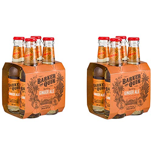 Barker & Quin Sparkling Ginger Ale 8 x 200ml / rein natürlich aus Südafrika / handwerklich hergestellt / (Einweg Flaschen Preis incl. 2,00 € / 8 x 0,25€ DPG Einwegpfand) von Südafrika Genuss