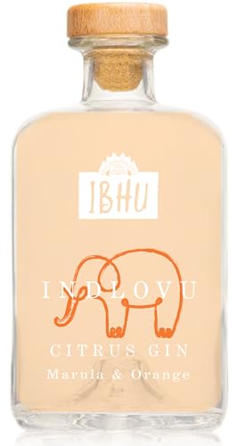 Indlovu Citrus Gin aus Südafrika/Elefant foraged Botanicals/Gin aus Elefanten-Dung/Orange/Marula / 0,7 L / 43% Vol (Flasche) von Südafrika Genuss