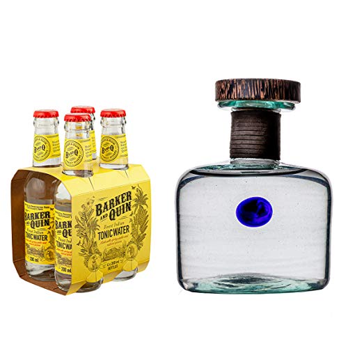 Procera Gin/Kenia/erster Gin der Welt aus afrikanischem Wacholder/mundgeblasene Flasche / 44% Vol / 0,5 l / (Einweg Flaschen Preis incl. 1,00 € / 4 x 0,25€ DPG Einwegpfand)(Tonic Bundle) von Inverroche