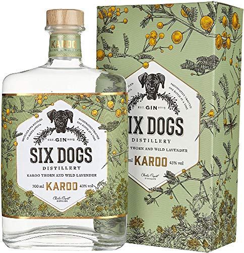Six Dogs Gin Karoo [Thorn and Wild Lavender] (1 x 0.7 l) von Six Dogs