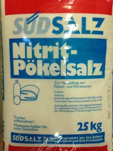 FVLFIL Südsalz Nitrit - Pökelsalz unjodiert, 25kg Sack von ebaney
