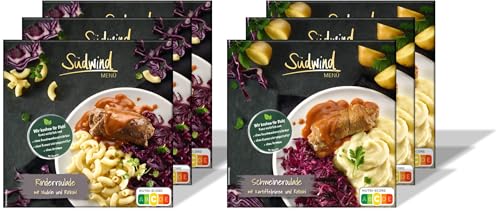 Rouladenpaket - sechs Rouladen-Fertiggerichte für die Mikrowelle / Wasserbad - Südwind Lebensmittel von Südwind Lebensmittel