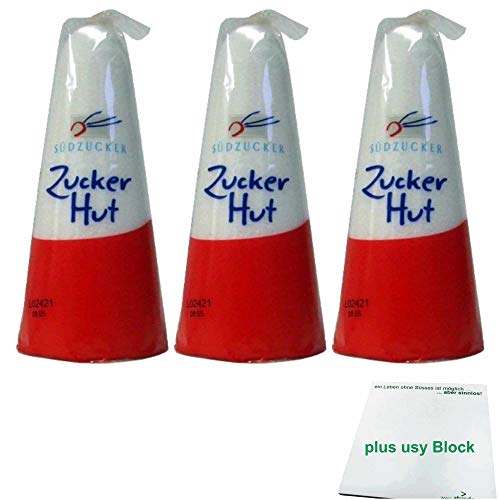 Südzucker Zuckerhut 3er Set (3x250g) mit usy Block von Südzucker