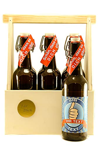 6er Bier-Träger Happy Birthday von SünGross