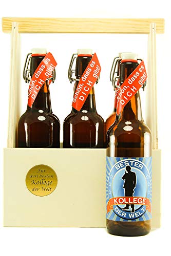6er Bier-Träger für den besten Kollege der Welt von SünGross