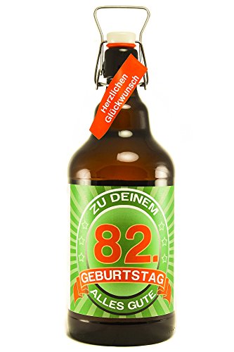 Bier Geschenk 2 ltr XXL Riesenbierflasche 82. Geburtstag von SünGross