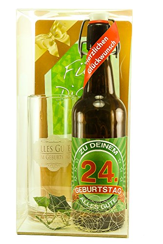Bier Geschenk Geschenkset 24. Geburtstag von SünGross