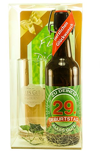 Bier Geschenk Geschenkset 29. Geburtstag von SünGross
