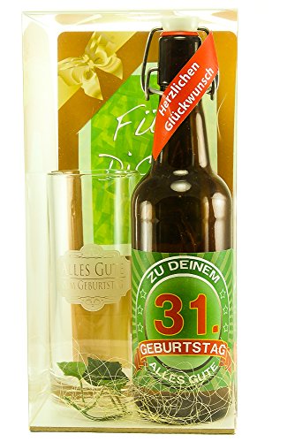 Bier Geschenk Geschenkset 31. Geburtstag von SünGross