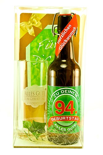 Bier Geschenk Geschenkset 94. Geburtstag von SünGross