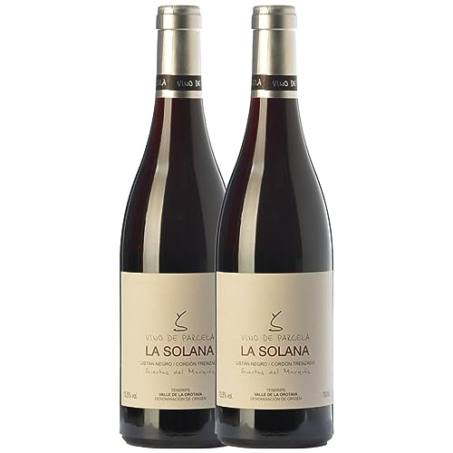 Suertes del Marqués La Solana Listán Schwarz Valle de la Orotava Jung 75 cl (Schachtel mit 2 Flaschen von 75 cl) von Suertes del Marqués