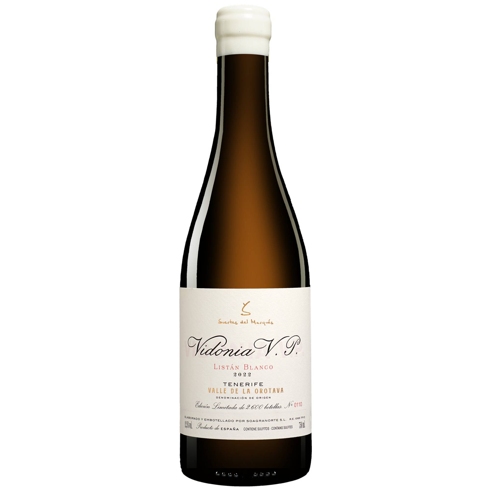 Suertes del Marques Vidonia V.P. 2022  0.75L 12.5% Vol. Weißwein Trocken aus Spanien von Suertes del Marqués