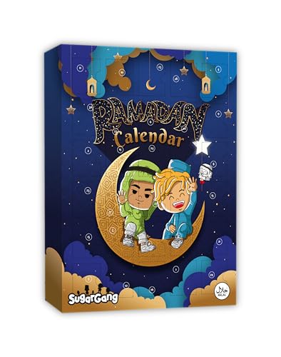 SugarGang Ramadan Kalender mit Süßigkeiten aus aller Welt | 100% halal | Enthält ein cooles Ausmalbild und spannende Wissensfragen für Kids SugarGang Ramadan Kalender mit Süßigkeiten aus aller Welt | 100% halal | Enthält ein cooles Ausmalbild und spannende Wissensfragen für Kids von SugarGang