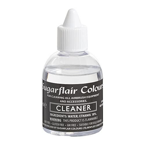 Sugarflair Airbrush Cleaner, zum Reinigen von Airbrush Geräten und Accessoires, GM, geeignet für Vegetarier - 60ml Sugarflair Airbrush Cleaner, zum Reinigen von Airbrush Geräten und Accessoires, GM, geeignet für Vegetarier - 60ml von Sugarflair Colours