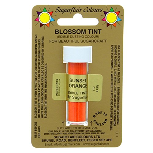 Sugarflair Blüten Tönung Essbar Staubbürste Farbe - Sonnenuntergang Orange Sugarflair Blüten Tönung Essbar Staubbürste Farbe - Sonnenuntergang Orange von Sugarflair